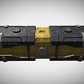 Science Fiction Box Weapon Box Supply Box Goods Box 3d model