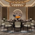 Luxurious KTV Interior With Modern Chandeliers Plush Sofas Coffee Tables And Art Decor