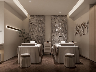 Quiet SPA Care Room Beauty Salon 3d model