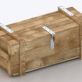 Wooden Crate Wooden Box 3d model