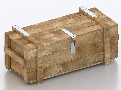 Wooden Crate Wooden Box 3d model