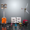 Industrial Equipment Including Portable Lighting Tower Wind Turbine Generators And Small Tools