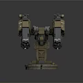 Mechanical Heavy Duty Weapon With Dual Barrels And Stable Base Stand Design