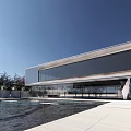 Modern Sales Office Building Sales Department Demonstration Area 3d model