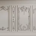 Elegant Ornate Decorative Lines In Classical Carved Panel Wall Designs