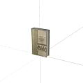 Constitution of the United States of America Book with People Illustration on Cover