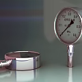 Industrial Equipment Precision Stainless Steel Pressure Gauges With MPa Scale