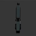 Futuristic Tactical Weapon With Dark Green Finish Scope And Ergonomic Grip