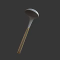 White Golf Club Head With Golden Shaft On Dark Background