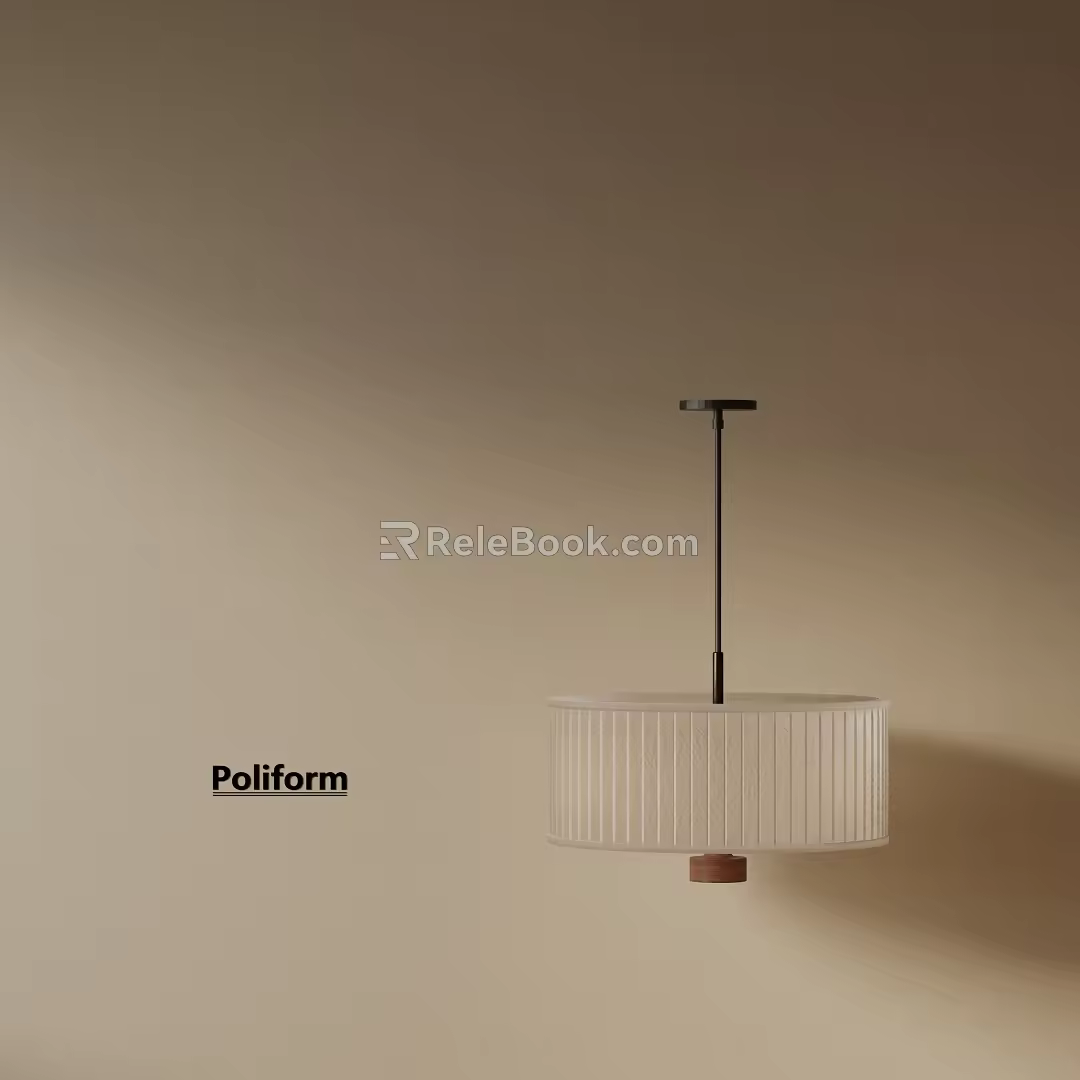 Modern chandelier 3d model