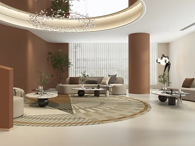 Modern Beauty Hair Salon Featuring Professional Stylists And Comfortable Environment 3d model