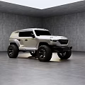 Sleek Silver SUV With Black Rims And Modern Design In Indoor