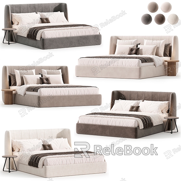 Modern Bonaldo double bed model