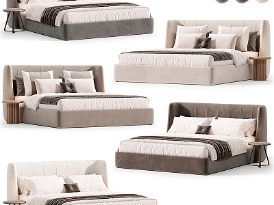 Modern Bonaldo double bed model