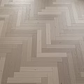 Elegant Modern Herringbone Pattern Wooden Flooring With Light Gray Tone And Natural Wood Grain