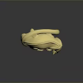 Unique Gold Skull Ring Design With Shiny Metallic Finish And Intricate Details