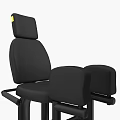Black Heavy Duty Gym Fitness Leg Press Machine With Padded Seat For Strength Training