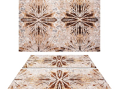 New Chinese Style Simple Carpet 3d model