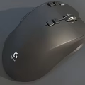 Wireless Computer Mouse with Ergonomic Design and Multiple Control Buttons 3d model