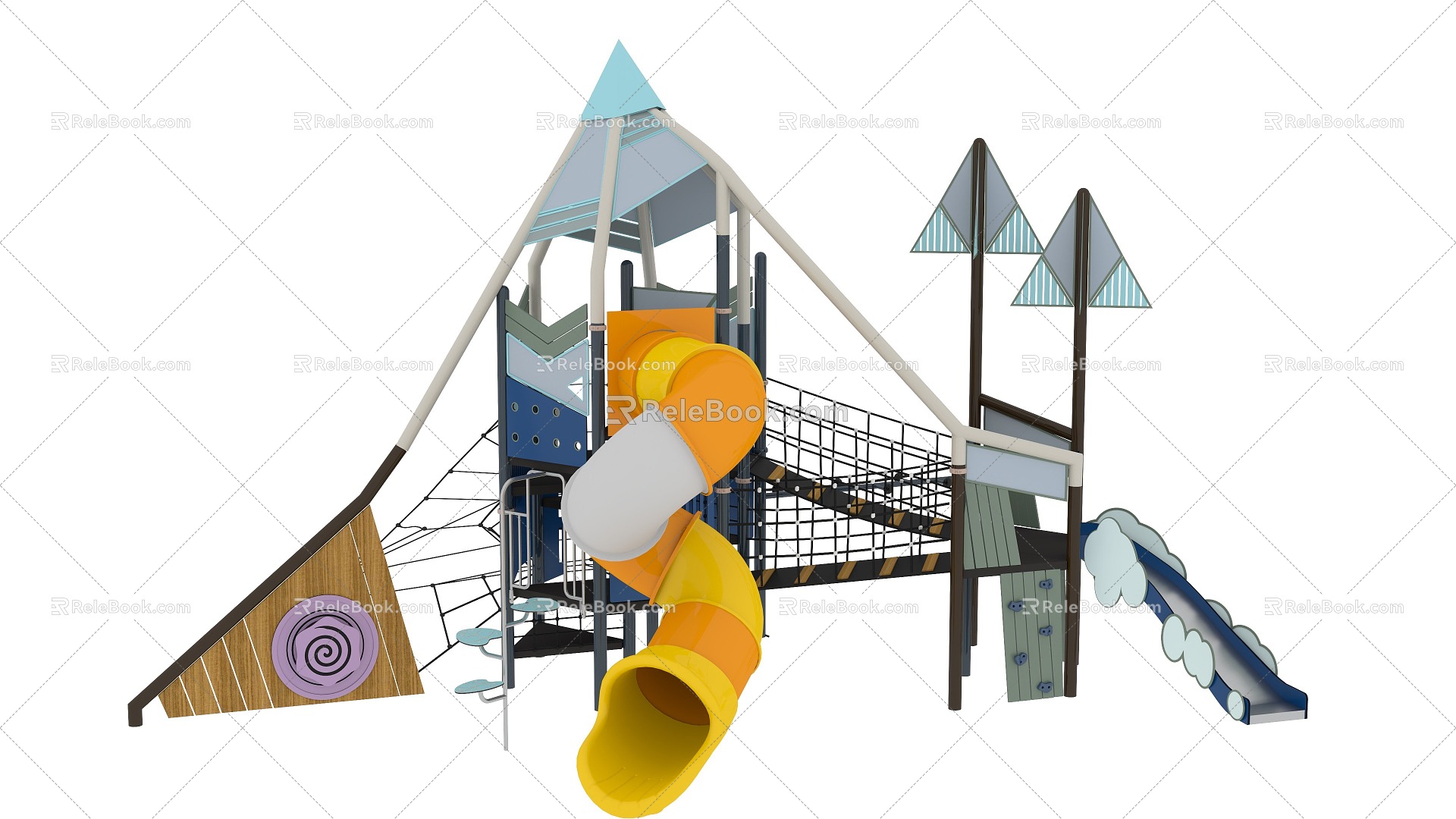 Non-standard amusement slide 2022 3d model