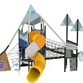 Non-standard amusement slide 2022 3d model