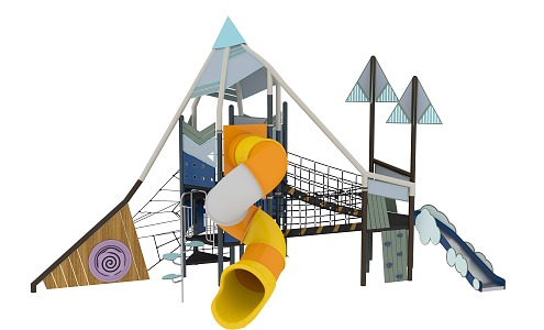 Non-standard amusement slide 2022 3d model