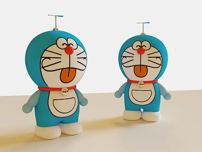 Modern Toy Doraemon Ornaments 3d model