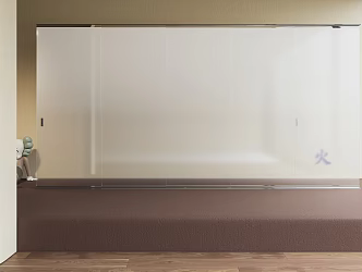 Modern sliding door sliding door 3d model