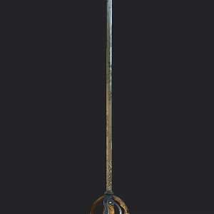 Modern Western Sword Modern Weapon Sword European Western Sword Iron Sword Medieval 3d model