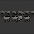 Industrial Equipment Mechanical Components With Metal Structure And Precision Engineering Design