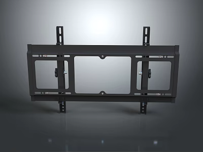 Sturdy Metal TV Wall Mount Bracket for Home Use with Secure Design 3d model