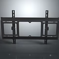 Sturdy Metal TV Wall Mount Bracket for Home Use with Secure Design 3d model
