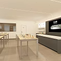 Mobile phone store 3d model