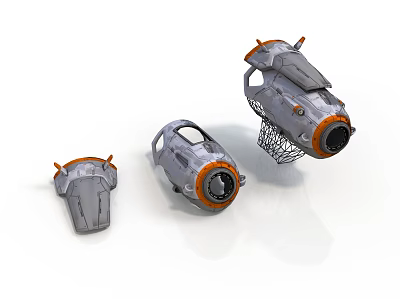 Sci-fi style spaceship spaceship spaceship futuristic spaceship sci-fi spaceship starship spaceship cabin body spaceship engine spaceship cockpit 3d model