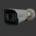 AVIWEST Projection Monitoring Surveillance Camera With White Casing High Definition Lens And Mounting Base