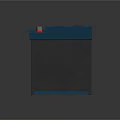 Blue HPK S Automotive Battery With Terminals And Information Label