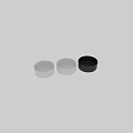 White Round Contemporary Washbasin With Smooth Ceramic Surface For Bathroom