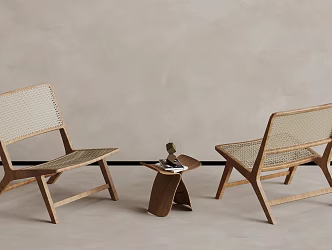 Quiet Ancient Style Leisure Chair Single Chair 3d model