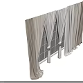 Layered Beige Linen Curtains With Sheer Panels And Tiebacks For Room Decor