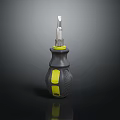 Professional Hardware Screwdriver With Black Yellow Ergonomic Anti Slip Handle For DIY Projects