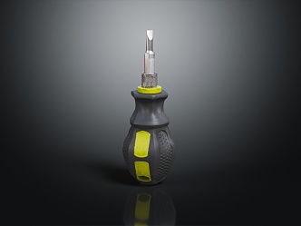 Modern screwdriver flat screwdriver 3d model