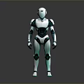 Robot Assistant Small Robot Butler Robot Butler Figure Game Figure 3d model