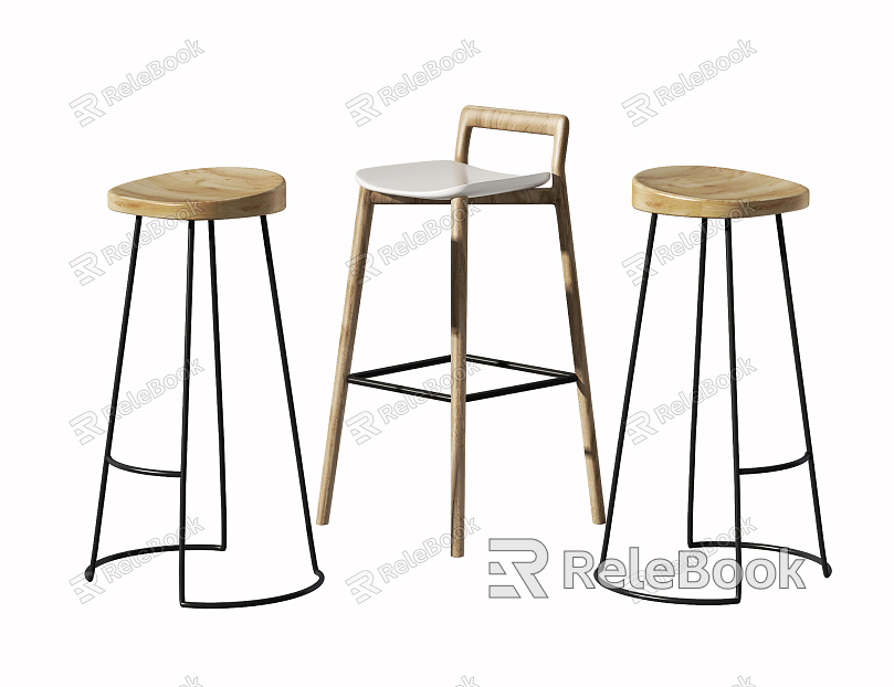 Modern Bar Stool Bar Chair model