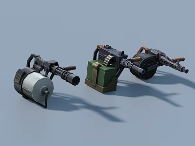 Modern Firearms 3d model Modern Firearms 3d model