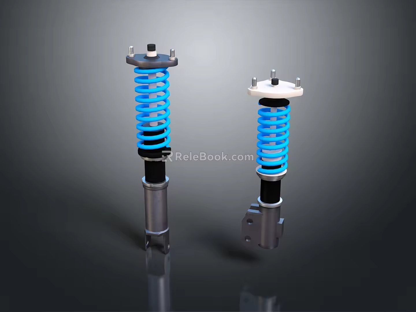 Shock absorber buffer spring tools hardware tools processing tools furniture realism 3d model