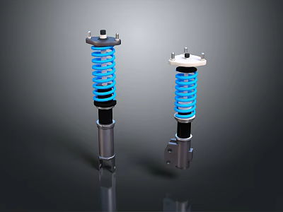 Shock absorber buffer spring tools hardware tools processing tools furniture realism 3d model