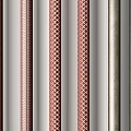 Different Designed Door Handles Showcased On Red Background With Various Styles