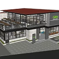 GIRH Building Exterior With Red Roof Glass Windows Terrace Tables And Green Plants