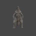 Godzilla 3D Model With Spiked Back And Dinosaur Like Appearance 3d model