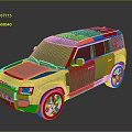 Modern Light Green SUV with Black Roof and Silver Alloy Wheels Design